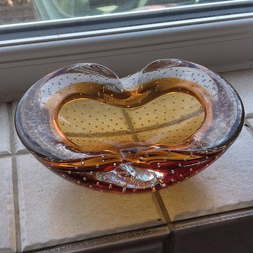 Murano 1960s art glass ashtray - art,