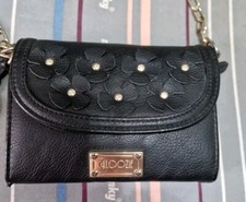 Pre-owned Ladies Floozie By Frost French Black  Cross Body Purse Minor Damage