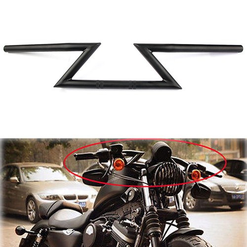 Black motorcycle handlebars - black,