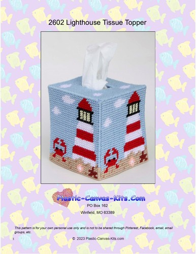 Lighthouse tissue topper - tissue, topper-