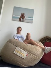 Large BeanBag, Memory Foam, Still in very good condition & perfect for kids/snug