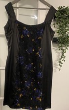 ladies dress size 18 Black party/cruise/ occasion dress Star By Julian MacDonald