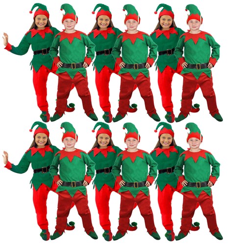 Kids piece elf costume girls - elf,