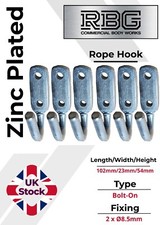 6x Tailboard Rope Hooks Small