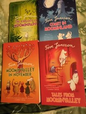 4 Moomin novels for 6 to 9 yr olds Very good condition.