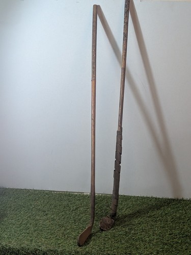 Vintage wooden handle golf - vintage,