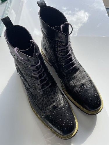 Justin reece leather brogue - -,