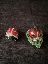 Juliana Trinket Boxes X 2 Ladybirds