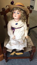 Antique Doll German Bisque Socket Head  Verity