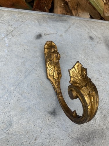 Vintage brass curtain tie - vintage,