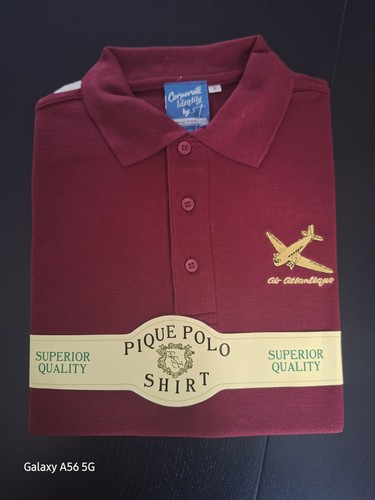 Aviation embroidered logo polo - embroidered,