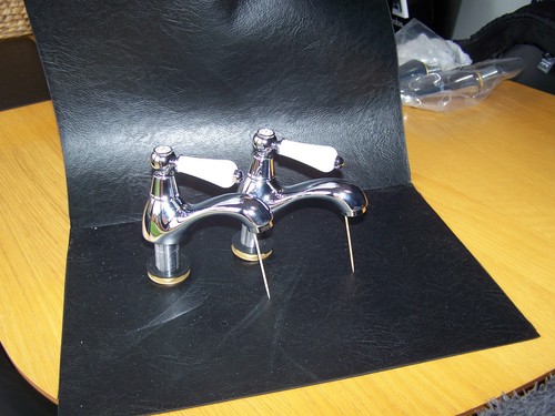 Bath lever taps traditional