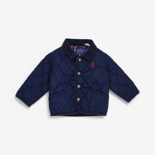 Joules navy quilted jacked - quilted,