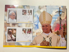 2025 Vatican Folder Beginning Pontificate Pope Leo XIV Series on 2 Envelopes BU