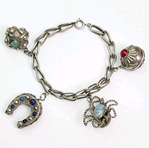 Vintage etruscan style charm - etruscan,