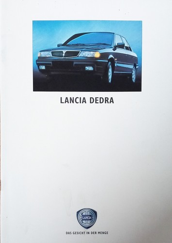 Lancia dedra brochure - dedra,