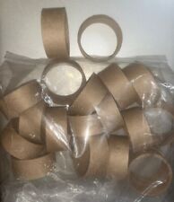 20 Cardboard Cores Tubes Round 2”x 1” Paper Rolls Kids Crafts Spacers Free Shp
