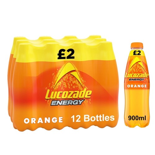 Lucozade energy orange bottles - lucozade,