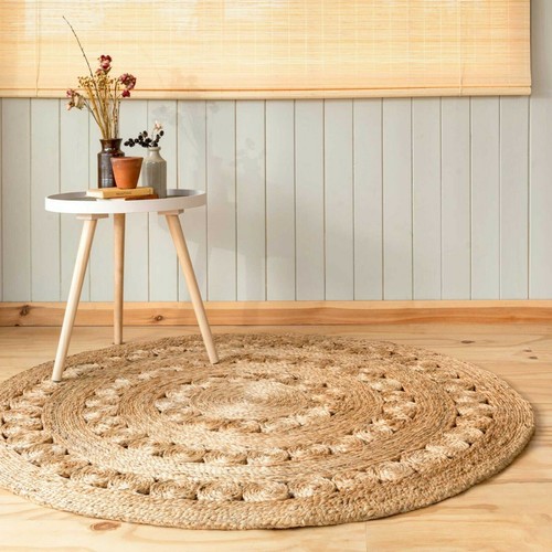 Trend circle jute rug natural - circle,