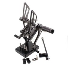Black CNC Rearset Foot Pegs Rear set Fit For Honda CBR929RR CBR954RR 2000-2003