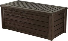 Keter  Anthracite Plastic Box 570 Ltr Capacity XL  Garden Storage Deck