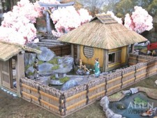 28mm Samurai Tea House - 3d