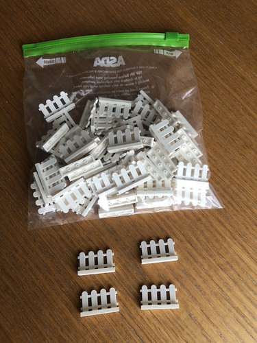 Lego 76x white x - 2,