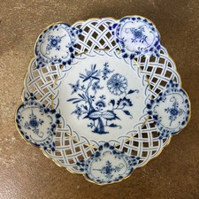Antique 19th C Meissen Blue