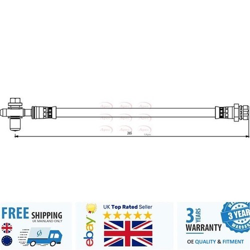 Brake hose hos3864 for - for, vw