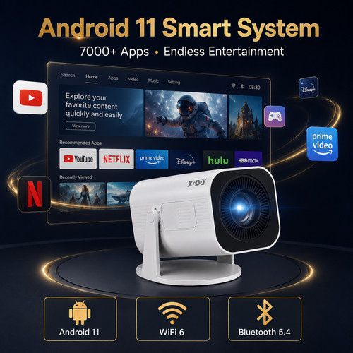 Xgody projector native - 4k,