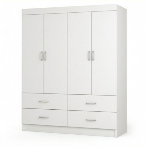 Door assembled wardrobe with - door,