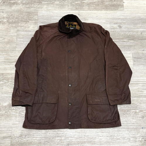 Barbour waxed brown jacket - waxed,