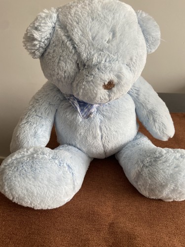 Mothercare blue teddy - mothercare, bear
