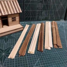 100X Flat Bamboo Pieces Stick