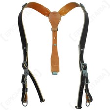 Heer EM Leather Y-Straps - WW2