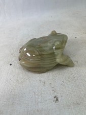 Frog Ornament Onyx  8cm Long