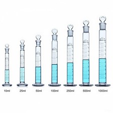 Graduated measuring cylinder - measuring,