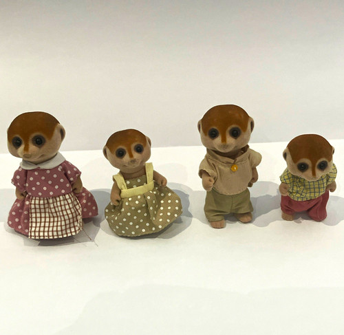 Sylvanian meercat family - sylvanian,
