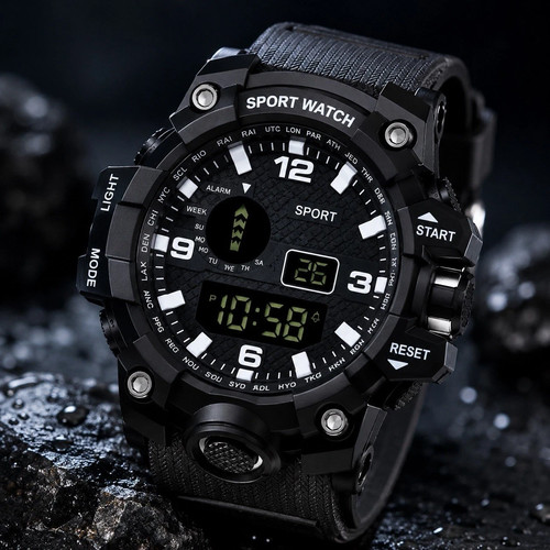 Men waterproof digital sports - waterproof,