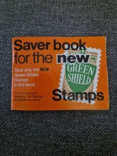 1970s Vintage Green Shield Stamps Saver Book / 70s Ephemera Collectable