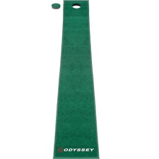 Odyssey Putting Mat 8' Golf Training Aid Indoor Putt Practice - Easy Storage