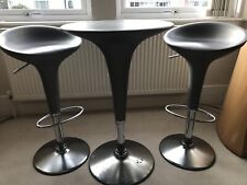 MAGIS BOMBO BREAKFAST/COCKTAIL ADJUSTABLE TABLE AND TWO STOOLS