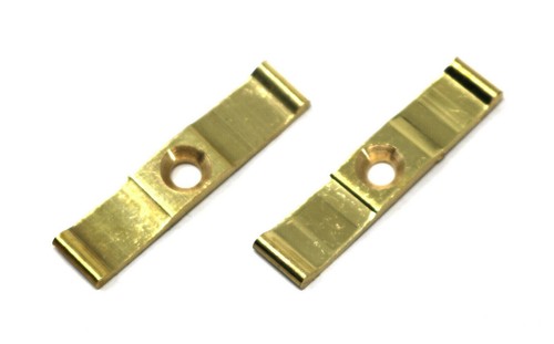 Brass turn button latch - x,