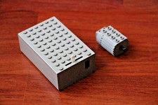 VINTAGE LEGO 4.5V GREY BATTERY