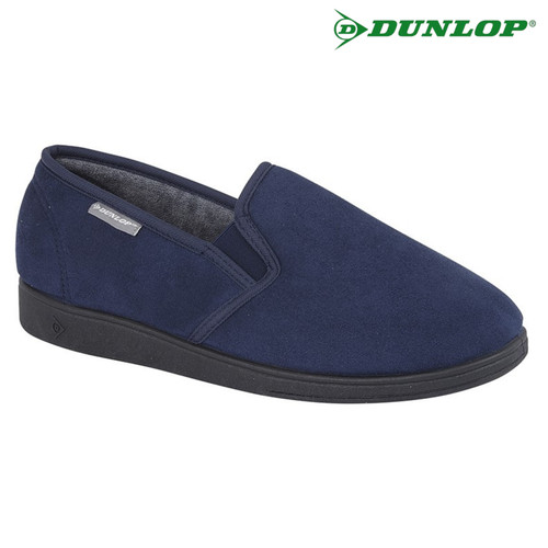 Dunlop mens slippers - navy, blue