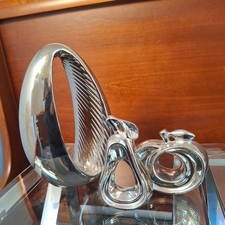 3 x Silver Ornaments