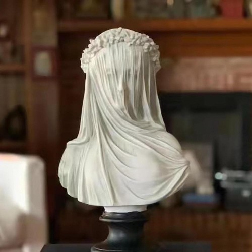 Abstract veiled maiden - maiden, bust
