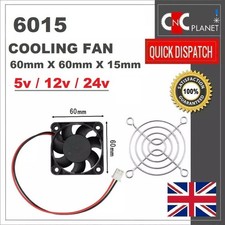 6015 FAN 6cm 60mm X 60mm X 15mm MINI SQUARE BRUSHLESS COOLING FAN 5V 12V 24V DC