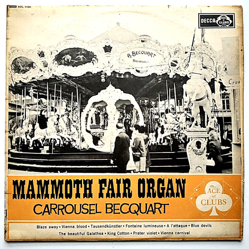 Mammoth fair organ carrousel - organ,