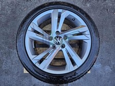 VW Golf 2020-2024 MK8 17" Grey Alloy Wheel & 7mm Tyre 225/45/17 5H0601025AF